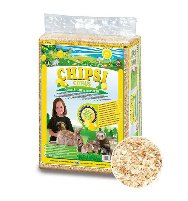 CHIPSI Citrus Pet Bedding 60L